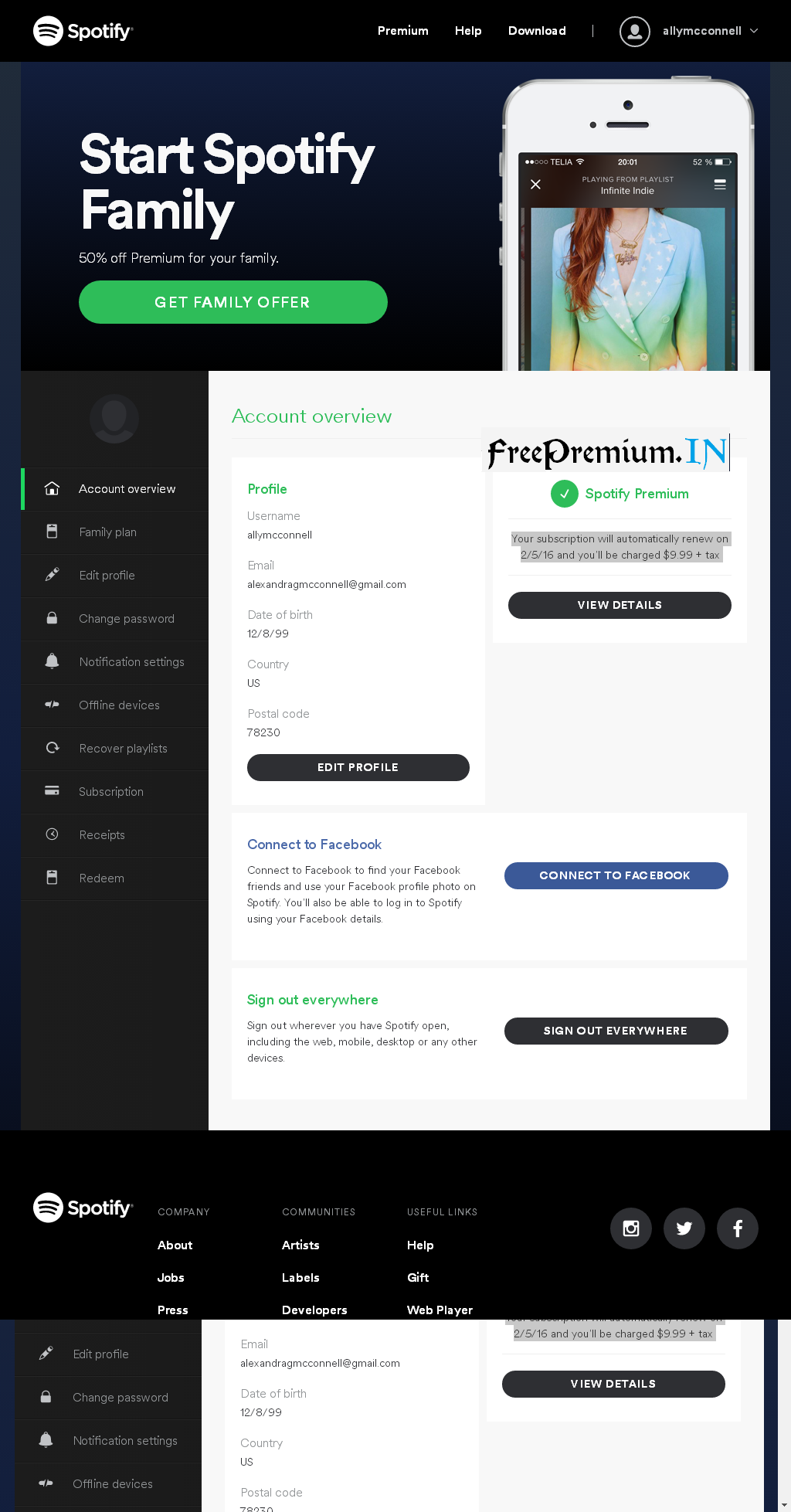 Free Premium Spotify Accounts 2015